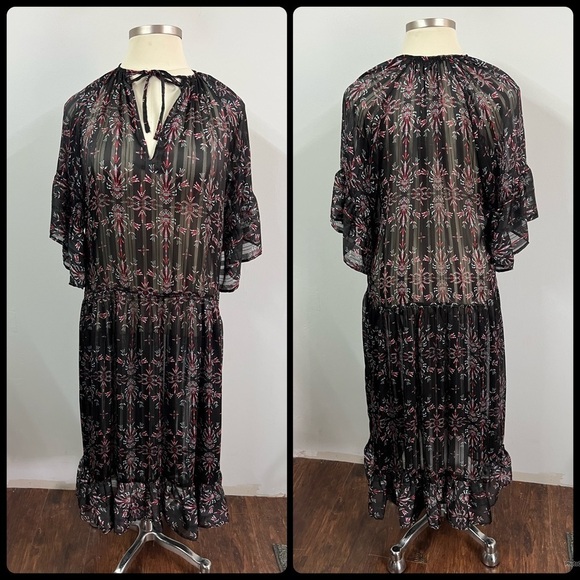 Sabina Musayev Eliza Sheer Maxi Dress - Picture 1 of 15